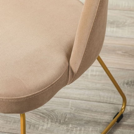 Кресло Ларс Диаг беиге/Линк золото / Lars Diag beige/Линк_6