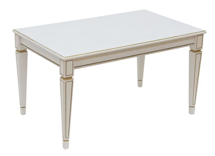 Стол журнальный Васко В 81 белый ясень/золото_0