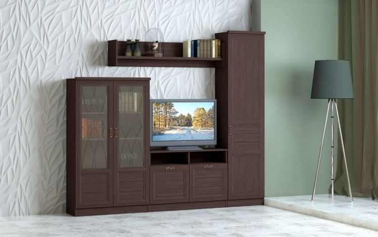 Шкаф многоцелевого назначения Лира 44 Дуб нортон темный_2