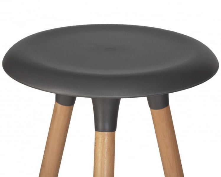 Табурет барный DOBRIN ROYCE Темно-серый GR-04_5