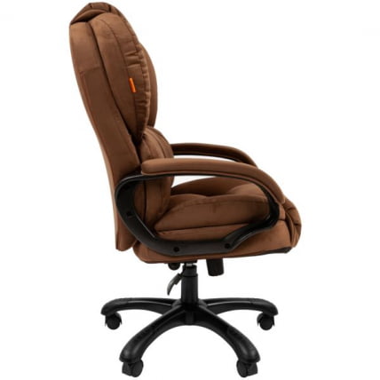 Кресло руководителя CHAIRMAN 434 HOME велюр Коричневый_3