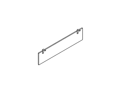 Лицевая панель CARRE 160х30х18см Белый_1