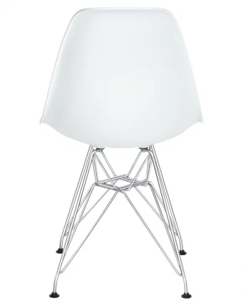 Стул обеденный DOBRIN DSR ножки хром Белый W-02_4