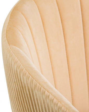 Стул обеденный DOBRIN MARY Песочный велюр 1922-3_8