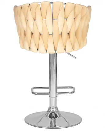 Стул барный DOBRIN MARCEL Бежевый велюр MJ9-10_4