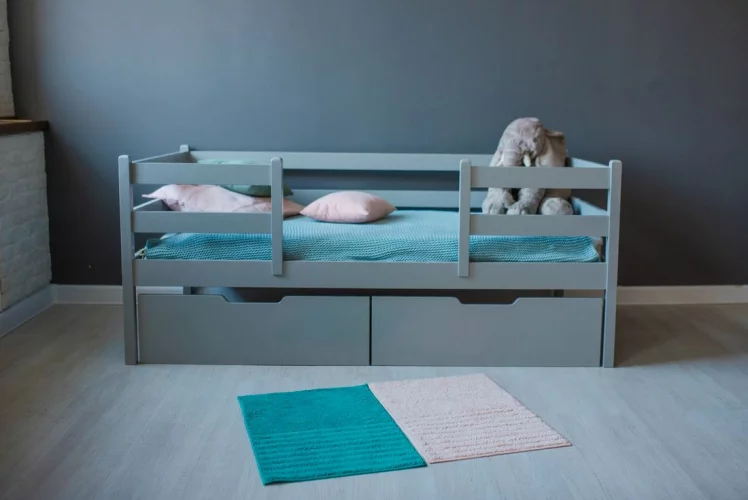 Кровать детская RooRoom VK-1с Серая_7