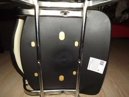 Стул для посетителей Iso CF-001 хром кожзам Бежевый_11