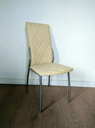 Стул №5 Дельта ромб Темно-бежевый_0