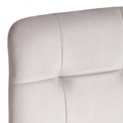 Стул CHILLY (mod. JSC-220) Велюр/металл , 44,5х52,5х88 см, Light grey (светло-серый) HLR14 / натуральный_8