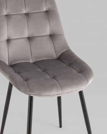 Стул Флекс New велюр светло-серый 2шт_6