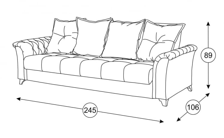 Диван-кровать Ирис ТД 963 Лекко Фог/Фибра Розы_1