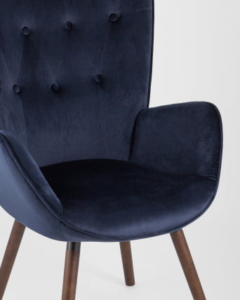 Стул Гранд велюр Синий_7