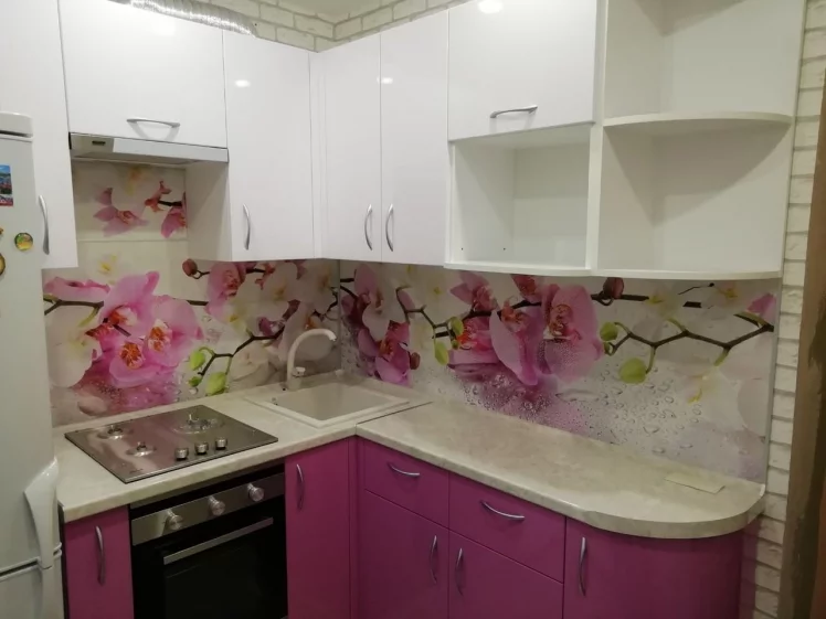 Глянцевый фартук (КОМПОЗИТ) KM 47_2