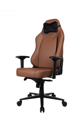 Компьютерное кресло (для геймеров) Arozzi Primo - Full Premium Leather - Brown_0