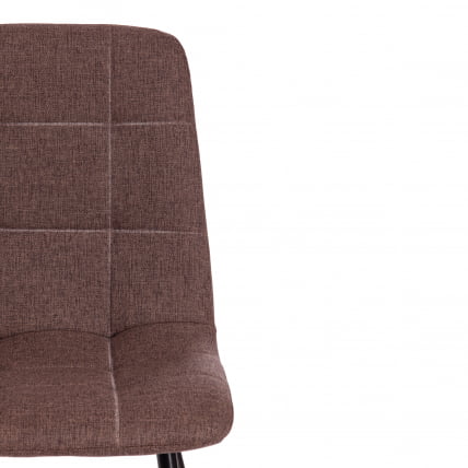 Стул CHILLY MAX ткань/металл, 45 х 54 х 90 см , темно-коричневый 01/черный_5