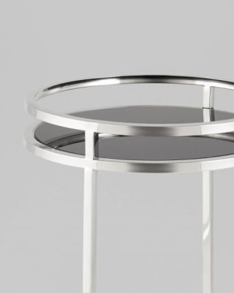 Журнальный стол Гестия 41*60 см серебро_3