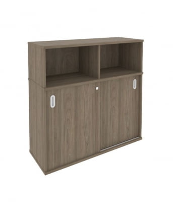 Шкаф-купе приставной Metal System Б.ШК-3 Вяз/Белый_0