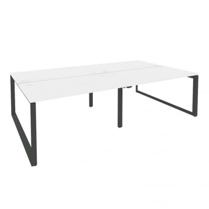 Рабочая станция на О-образном м/к ONIX O.MO-D.RS-4.3.8 Белый Бриллиант/Антрацит_0