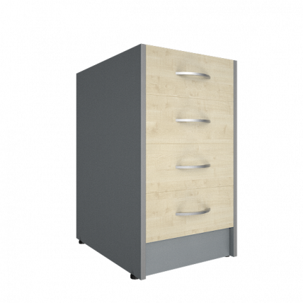 Каркас тумбы А.ТП-4.1 и А.ТП-4.2 Riva А.ТП-4К Клен/Металлик_0