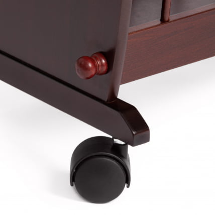 Журнальный столик с газетницей SR-0939-3 дерево, 61*33*56см, Орех (Walnut)_7