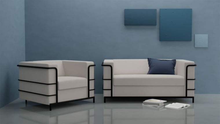 Диван четырехместный Аполло 2.0 (4Д) Кремово-белый Euroline 9100_5