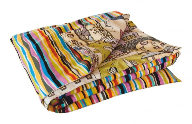 Покрывало Соня (кэнэлс сиреневый/отоман эдна полоса)_0