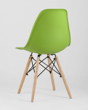 Стул Еамес Стиле ДСВ зеленый (разборный каркас) / Eames Style DSW_7
