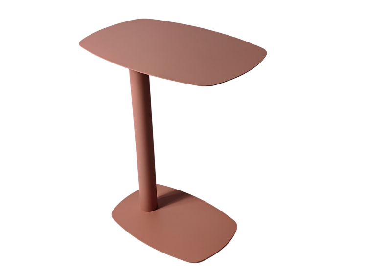 Журнальный столик Eanna S металл коралловый_0