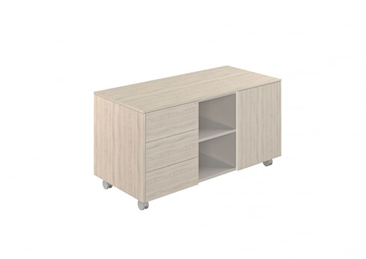 Тумба мобильная 3-секционная Atlas NZ-0203.YN.YN Ясень Наварра_0