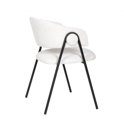 Стул Колин вельвет молочный_3