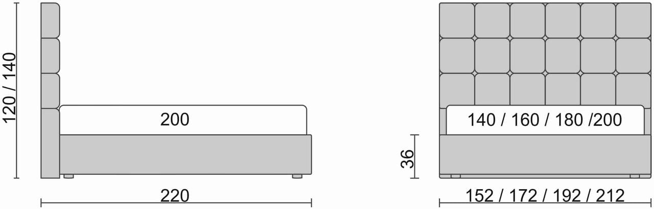 Кровать Richmond Коричневый_68178_2