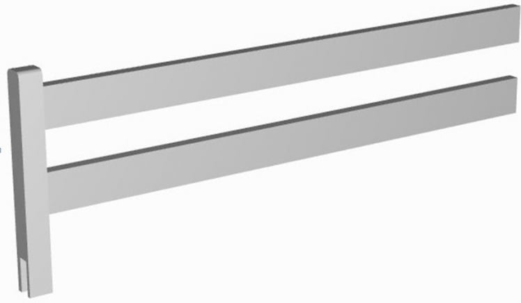 Съемный борт RooRoom VK-3 Белый_0