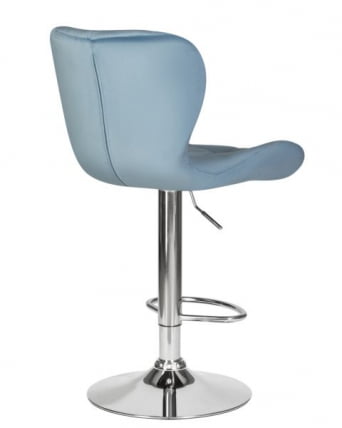 Стул барный ДОБРИН БАРНИ (пудрово-голубой велюр (МДЖ9-74)) 2 шт / DOBRIN BARNY (MJ9-74))_6