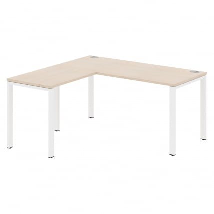 Стол угловой КСТЕН-С60 КСС6CТ 1615 Бук Тиара Белый / XTEN-S60 XS6CT_0