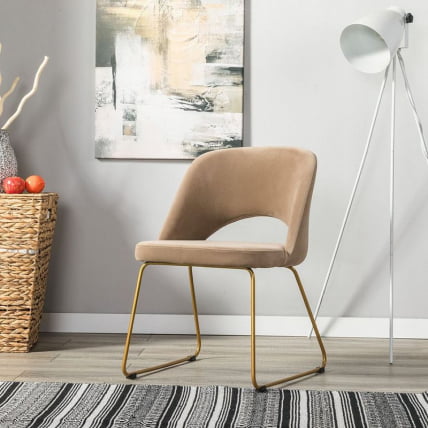Кресло Ларс Диаг беиге/Линк золото / Lars Diag beige/Линк_9