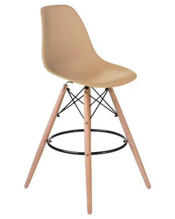 Стул барный ДОБРИН ДСВ БАР Бежевый ГР-03 / DOBRIN DSW BAR GR-03_1