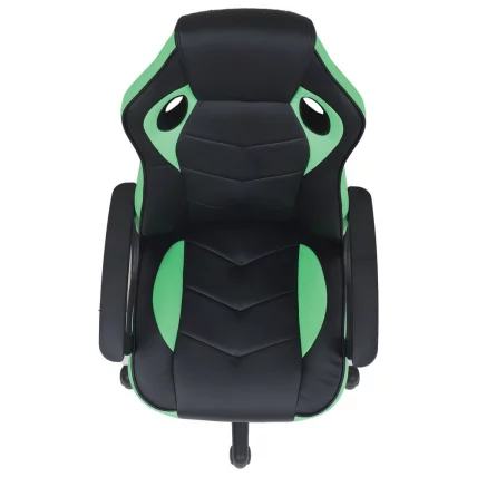 Кресло компьютерное BRABIX Fighter GM-008 экокожа Черное/зеленое_4