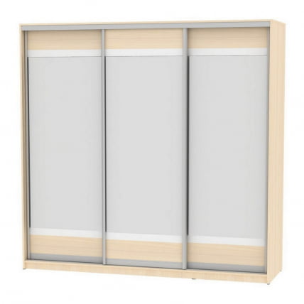 Шкаф-купе B-220х235х60-3(ДМ-D10D10D10)_0