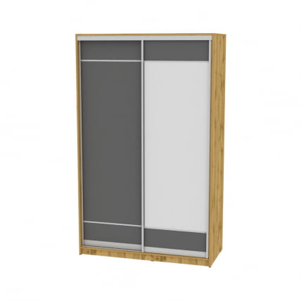 Шкаф-купе Б-230х135х60-1(ДВ-Графит-Д7Д8) / B-230х135х60-1(ДВ-Графит-D7D8)_0