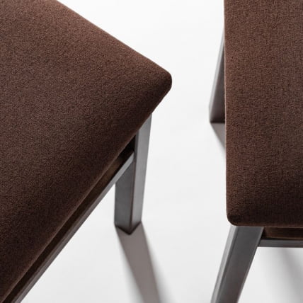 Табурет с мягким сиденьем Ригель 2.0 Rosy Grey жаккард Эмаль белая_11