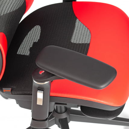 Кресло KingCobra иск. кожа / сетка, черный / красный_20