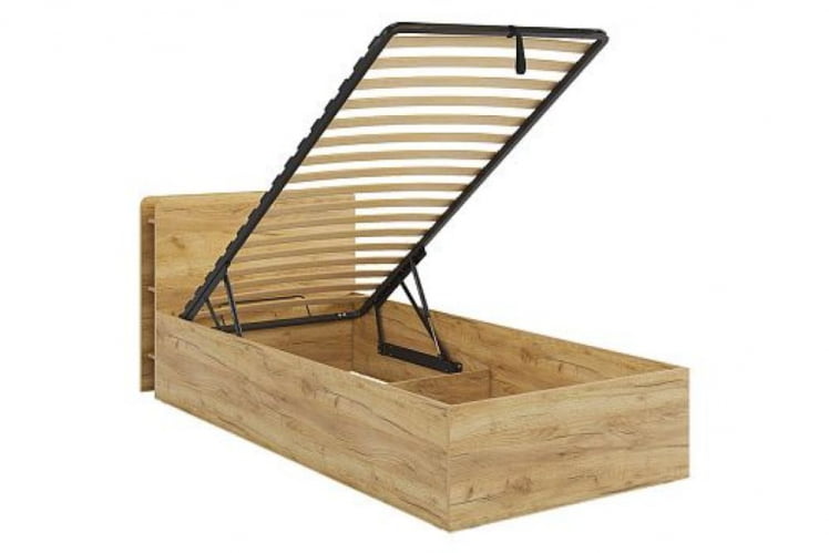 Каркас кровати Юниор 90х200 см SMU-02 дуб крафт золотой_5