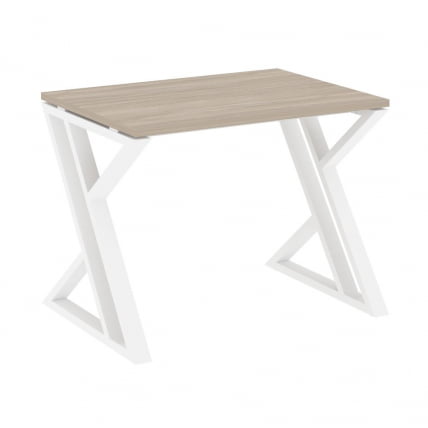 Стол рабочий LOFT VR.L-SRZ-1.7 Металл белый Дуб Аттик_0