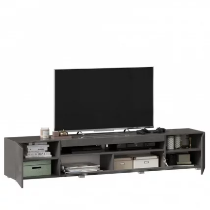 Тумба под ТВ 2000 Бруклин ЛД 685.030.000 М Оникс Серый глянец_3