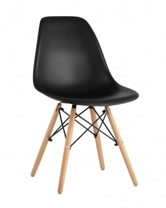 Стул Еамес Стиле ДСВ черный (разборный каркас) / Eames Style DSW_0