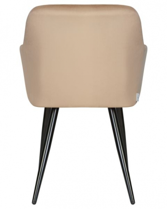 Стул обеденный ДОБРИН РОБЕРТ (черные матовые ножки, велюр В108-104 Мокко) 2 шт / DOBRIN ROBERT V108-104_6