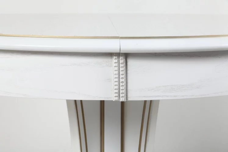 Стол обеденный Орион-5 (d1200) тон 1 с золотой патиной_6