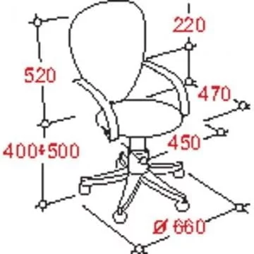 Кресло EChair-203 PTW net 289486 Черное_1
