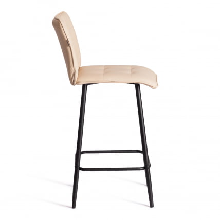 Полубарный стул Bari/Бари экокожа , бежевый, 42х55х99 см_1