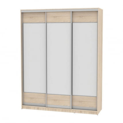 Шкаф-купе B-220х180х60-2(ДСС-D8D8D8)_0